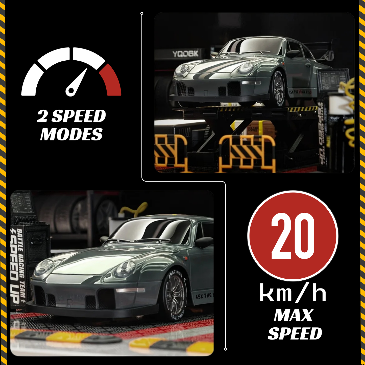 Midnight Drift – 1:24 4WD RC Drift Car