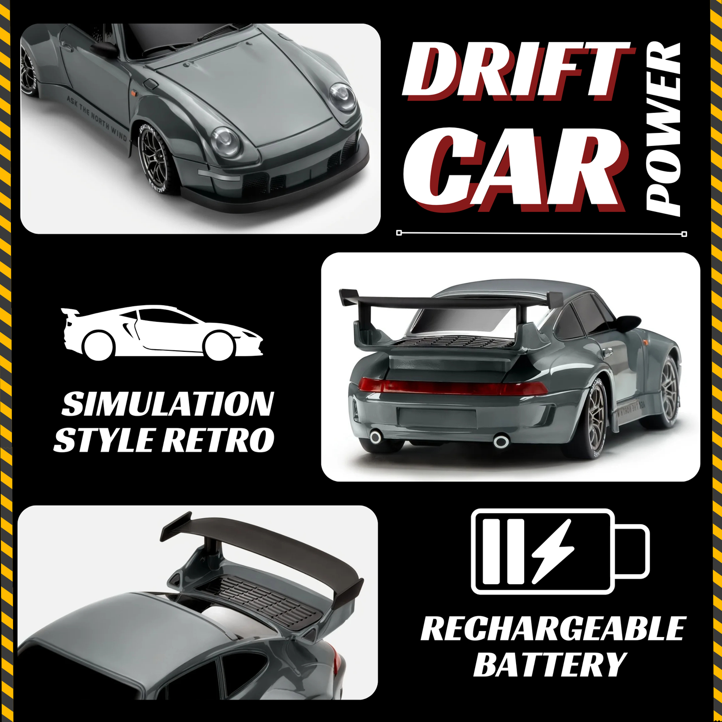Midnight Drift – 1:24 4WD RC Drift Car